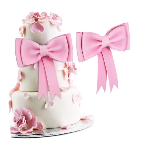 NIYANGLE 2 Stück Kuchendekoration Hochzeit Party Tortenaufleger mit Schleife Prinzessin erste Oh Geburtstags-Topper mit Schleife Schleifen zum Dekorieren von Kuchen Eva Rosa NIYANGLE 2 Stück Kuchendekoration Hochzeit Party Tortenaufleger mit Schleife Prinzessin erste Oh Geburtstags-Topper mit Schleife Schleifen zum Dekorieren von Kuchen Eva Rosa von NIYANGLE