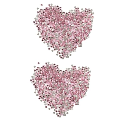 NIYANGLE 2 Stück Nagelkunst Rhinestones Flachboden Nageldesign Zubehör für Diy Schmuckherstellung und Nagelkunst Dekoration von NIYANGLE