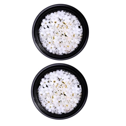 NIYANGLE 2 Stück Nagelornamente Maniküre Charms für Diy Nagelkunst Dekorative Zubehörteile für Natürliche und Künstliche Nägel für Salon oder Heimgebrauch von NIYANGLE