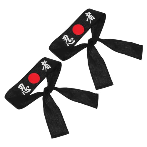 NIYANGLE 2 Stück Waschbares Bandana für Sushi Kopfbedeckung für Kostümpartys Karate Training NIYANGLE 2 Stück Waschbares Bandana für Sushi Kopfbedeckung für Kostümpartys Karate Training von NIYANGLE
