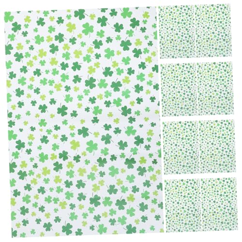 NIYANGLE 20 Stück Klee-Geschenkpapier Irland St. Patricks Geschenkpapier irisch st patricks day party favors Weihnachtspapier grün st patrick day favors NIYANGLE 20 Stück Klee-Geschenkpapier Irland St. Patricks Geschenkpapier irisch st patricks day party favors Weihnachtspapier grün st patrick day favors von NIYANGLE