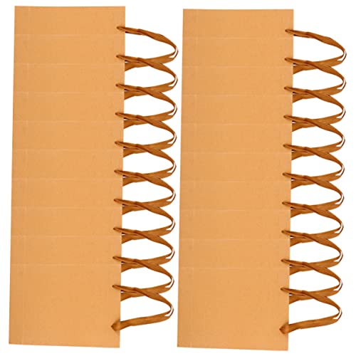 NIYANGLE 20 Stück Kraftpapier Tragetaschen Umweltfreundliche Papiertüten für Einkäufe und Veranstaltungen Wiederverwendbar und Langlebig NIYANGLE 20 Stück Kraftpapier Tragetaschen Umweltfreundliche Papiertüten für Einkäufe und Veranstaltungen Wiederverwendbar und Langlebig von NIYANGLE