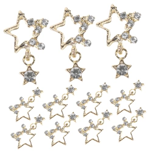 NIYANGLE 20 Stück Strassnagelhängedekoration Edelsteine für Nägel Uv Nagel Charms Nagelanhänger in Großen Mengen Anhänger Für Nägel Nagelsteine Nägel Charme Zinklegierung Golden NIYANGLE 20 Stück Strassnagelhängedekoration Edelsteine für Nägel Uv Nagel Charms Nagelanhänger in Großen Mengen Anhänger Für Nägel Nagelsteine Nägel Charme Zinklegierung Golden von NIYANGLE