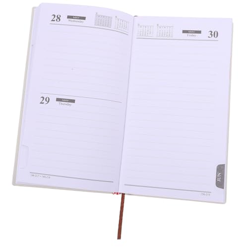 NIYANGLE 2025 Notizbuch Planen Tagesplaner Terminplaner Wöchentlicher Notizblock Arbeitsplaner Büro Monatlich Schule Planer Zeitschrift Täglich Woche Monatsplaner Papier von NIYANGLE
