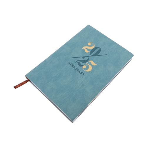 NIYANGLE 2025 Notizbuch planen Jahresplaner akademisch Student Spiral- Homeschool -Planer täglich Essensplaner-Notizbuch Mini -Planer Einkaufslisten-Notizblock Agenda -Buch Papier Sky-blue von NIYANGLE