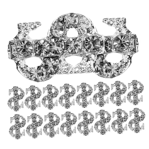 NIYANGLE 20Stücke Dollarzeichen Charms Exquisite Metallanhänger Für Nagelkunst DIY Maniküre Und Festliche Dekorationen Für Hochzeiten Geburtstage NIYANGLE 20Stücke Dollarzeichen Charms Exquisite Metallanhänger Für Nagelkunst DIY Maniküre Und Festliche Dekorationen Für Hochzeiten Geburtstage von NIYANGLE
