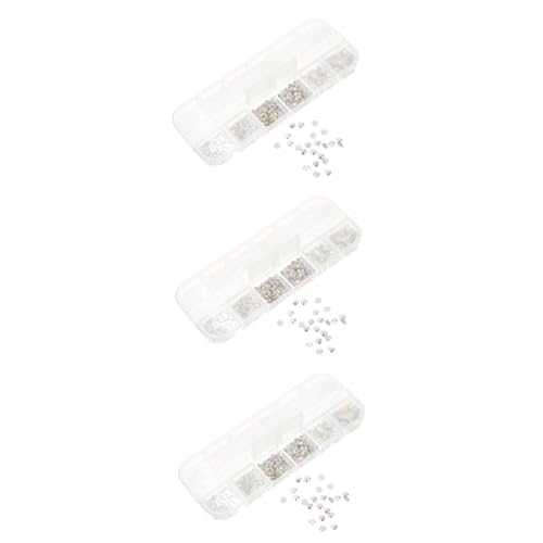 NIYANGLE 3 Boxen Dekorationsset mit Fächern Glitzernde Strasssteine für Diy Nailart für Maniküre und Nagelgestaltung Natürliche und Künstliche Nägel NIYANGLE 3 Boxen Dekorationsset mit Fächern Glitzernde Strasssteine für Diy Nailart für Maniküre und Nagelgestaltung Natürliche und Künstliche Nägel von NIYANGLE