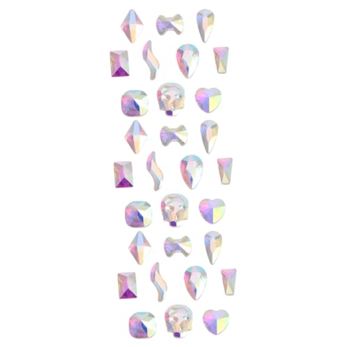 NIYANGLE 3 Sätze Ab Farbwechselnde Flachrücken Strasssteine Für Nagelkunst Gemischte Und Formen Diy Maniküre Dekoration Hochwertige Glassteine Für Kreative Designs 100 Stück * 3 NIYANGLE 3 Sätze Ab Farbwechselnde Flachrücken Strasssteine Für Nagelkunst Gemischte Und Formen Diy Maniküre Dekoration Hochwertige Glassteine Für Kreative Designs 100 Stück * 3 von NIYANGLE