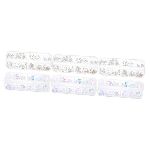 NIYANGLE 3 Sätze Boxen Farbige Nagelkunst Strasssteine Für Damen Künstliche Nagelornamente Zur Maniküre Dekorative Nail Art Zubehör Für Diy Nageldesigns 2boxen*3 NIYANGLE 3 Sätze Boxen Farbige Nagelkunst Strasssteine Für Damen Künstliche Nagelornamente Zur Maniküre Dekorative Nail Art Zubehör Für Diy Nageldesigns 2boxen*3 von NIYANGLE