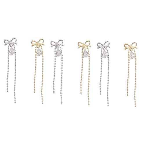 NIYANGLE 3 Sätze Vintage Schleifen Nagelstuds Diy Nagelkunst Charms Für Kreative Maniküre Schmuckzubehör Für Professionelle Und Persönliche Anwendungen 2 Stück * 3 NIYANGLE 3 Sätze Vintage Schleifen Nagelstuds Diy Nagelkunst Charms Für Kreative Maniküre Schmuckzubehör Für Professionelle Und Persönliche Anwendungen 2 Stück * 3 von NIYANGLE
