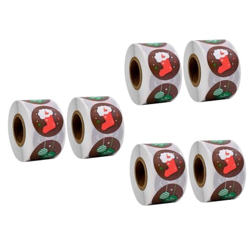 NIYANGLE 3 Sätze Weihnachtsaufkleberspielzeug Weihnachtsaufkleber Etiketten Danke Aufkleber Etiketten Dekorativ Schüttgut Thematisiert Kupferplattenaufkleber 2 Rollen * 3 NIYANGLE 3 Sätze Weihnachtsaufkleberspielzeug Weihnachtsaufkleber Etiketten Danke Aufkleber Etiketten Dekorativ Schüttgut Thematisiert Kupferplattenaufkleber 2 Rollen * 3 von NIYANGLE