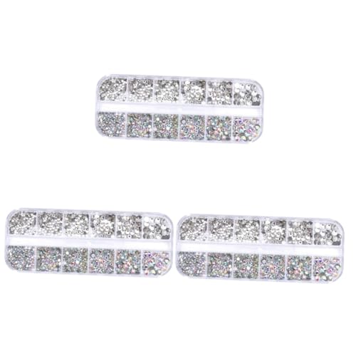 NIYANGLE 3 Stück Flache Strasssteine Fächer Transparentes Schmuckset für Diy Nail Art und Bastelarbeiten Glänzende Edelsteine zur Individuellen Dekoration von Schmuck und Kunstprojekten NIYANGLE 3 Stück Flache Strasssteine Fächer Transparentes Schmuckset für Diy Nail Art und Bastelarbeiten Glänzende Edelsteine zur Individuellen Dekoration von Schmuck und Kunstprojekten von NIYANGLE