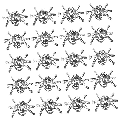 NIYANGLE 30 Stück Spider Nagelschmuck Metallische Nail Art Charms für Diy Maniküre für Halloween Hochzeiten und Besondere Anlässe Einfach Anzuwenden und Dekorativ NIYANGLE 30 Stück Spider Nagelschmuck Metallische Nail Art Charms für Diy Maniküre für Halloween Hochzeiten und Besondere Anlässe Einfach Anzuwenden und Dekorativ von NIYANGLE