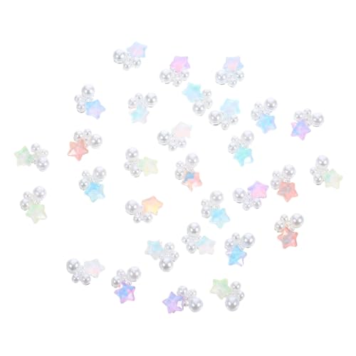 NIYANGLE 30Stücke Nagelanhänger Perlen Sterne Nageldekorationen Für Maniküre Zubehör Für Natürliche Und Künstliche Nägel DIY Nagelkunst Schmuck NIYANGLE 30Stücke Nagelanhänger Perlen Sterne Nageldekorationen Für Maniküre Zubehör Für Natürliche Und Künstliche Nägel DIY Nagelkunst Schmuck von NIYANGLE