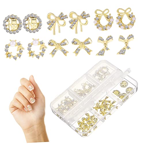 NIYANGLE 30Stücke Teiliges Nagelkunst Glänzende Metall Nagelzauber Für Maniküre Für DIY Nageldesigns Und Vielfältige Dekorationen von NIYANGLE