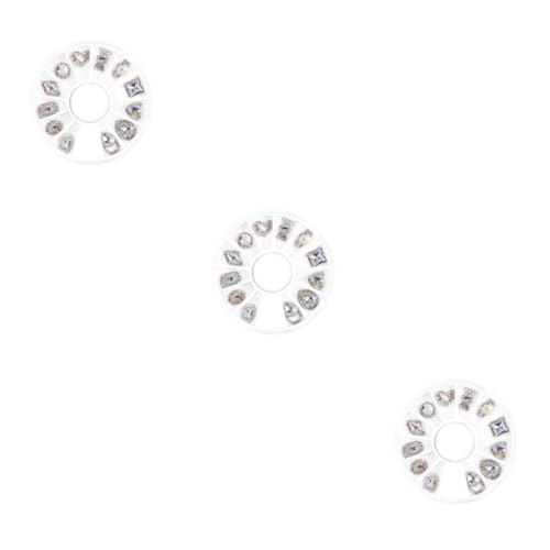 NIYANGLE 3Er-Packungen Alloy Nail Patches Manicure Accessories für Nagelkunst Einfach Anzuwenden Natürlichen und Künstlichen Nägeln Vielseitig Einsetzbar zur Dekoration von Nägeln Handys NIYANGLE 3Er-Packungen Alloy Nail Patches Manicure Accessories für Nagelkunst Einfach Anzuwenden Natürlichen und Künstlichen Nägeln Vielseitig Einsetzbar zur Dekoration von Nägeln Handys von NIYANGLE