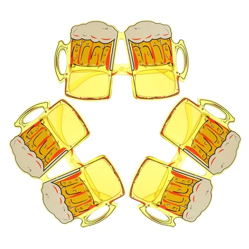 NIYANGLE 3stücke Kreative Partygemälde Brillen Im Bierkrug-design Lustige Partybrillen Für Oktoberfest Karneval Festivals Und Mehr Leichte Bequeme Kunststoffbrillen Als Foto-requisiten NIYANGLE 3stücke Kreative Partygemälde Brillen Im Bierkrug-design Lustige Partybrillen Für Oktoberfest Karneval Festivals Und Mehr Leichte Bequeme Kunststoffbrillen Als Foto-requisiten von NIYANGLE