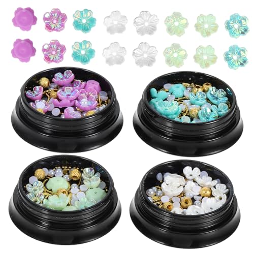 NIYANGLE 4 Boxen Boxen Charms Diy Nagelkunst Deko Nagelkunst Accessoires für Maniküre und Home Dekoration NIYANGLE 4 Boxen Boxen Charms Diy Nagelkunst Deko Nagelkunst Accessoires für Maniküre und Home Dekoration von NIYANGLE