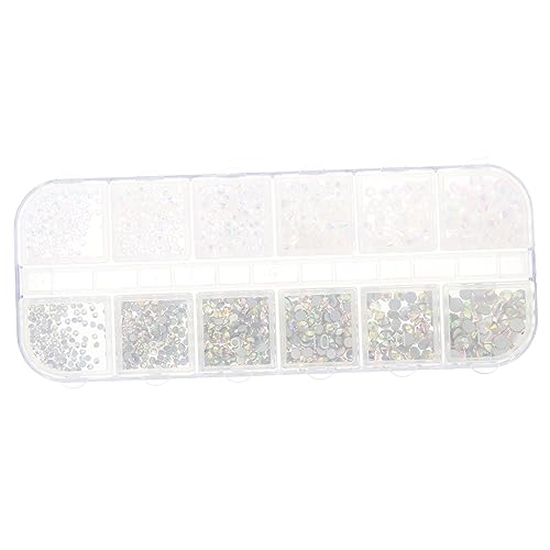 NIYANGLE 4 Boxen Fächer Nageldesign Dekoration Nail Art Strasssteine und Schmucksteine für Maniküre für Diy Nail Art mit Langanhaltender Haftung und Einfacher Anwendung NIYANGLE 4 Boxen Fächer Nageldesign Dekoration Nail Art Strasssteine und Schmucksteine für Maniküre für Diy Nail Art mit Langanhaltender Haftung und Einfacher Anwendung von NIYANGLE