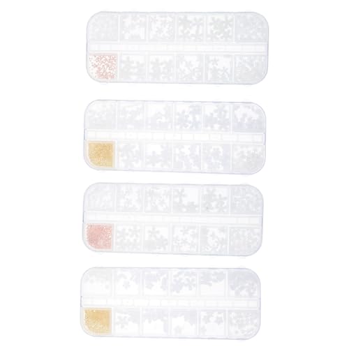 NIYANGLE 4 Boxen Nail Art Charms Resin Blumen Ornamente für Kreative Maniküre Vielseitig Einsetzbar zur Dekoration von Nägeln Schuhen und Handwerken NIYANGLE 4 Boxen Nail Art Charms Resin Blumen Ornamente für Kreative Maniküre Vielseitig Einsetzbar zur Dekoration von Nägeln Schuhen und Handwerken von NIYANGLE
