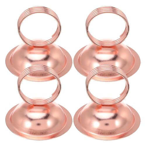 NIYANGLE 4 Stück Tischkartenhalter-Clips: Metall-Memoständer, Tischkarten-Clips für Fotos, Notizen – Tischnummernhalter für Büros, Häuser, Veranstaltungen, Schreibtische NIYANGLE 4 Stück Tischkartenhalter-Clips: Metall-Memoständer, Tischkarten-Clips für Fotos, Notizen – Tischnummernhalter für Büros, Häuser, Veranstaltungen, Schreibtische von NIYANGLE