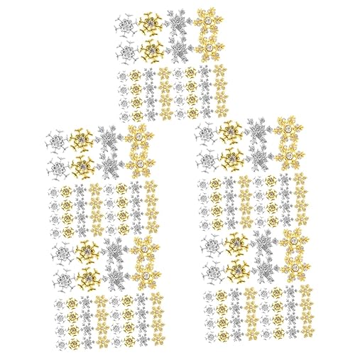 NIYANGLE 5 Sätze Delicate Snowflake Nail Art Verschleißfeste Nail Decor Für Feiertage Für Künstliche Und Natürliche Nägel Perfektes 40 Stück * 5 NIYANGLE 5 Sätze Delicate Snowflake Nail Art Verschleißfeste Nail Decor Für Feiertage Für Künstliche Und Natürliche Nägel Perfektes 40 Stück * 5 von NIYANGLE