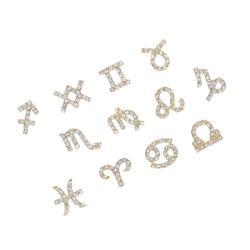 NIYANGLE 5 Sätze Rhinestone Nail Art Charms Maniküre Dekorationen Glitzersteinen Für Atemberaubende Nageldesigns Für Nail Art Und Profis 24 Stück * 5 von NIYANGLE