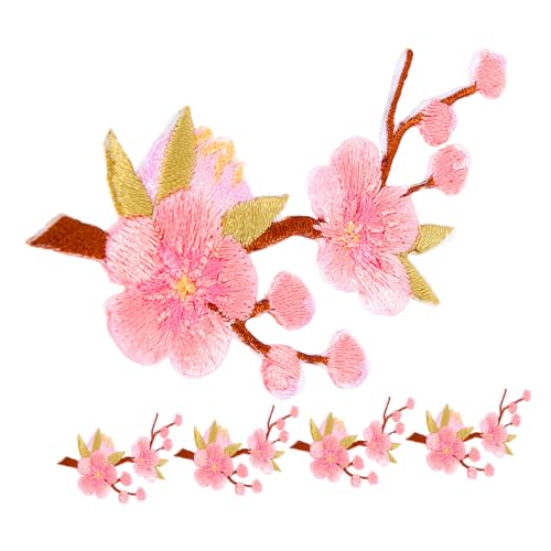 NIYANGLE 5 Stück Gestickte Bügelblumenaufnäher Blütenmuster Applikationen für Jeans Jacken Einfache Anwendung Kreative Kleidung Dekoration Leicht und Vielseitig NIYANGLE 5 Stück Gestickte Bügelblumenaufnäher Blütenmuster Applikationen für Jeans Jacken Einfache Anwendung Kreative Kleidung Dekoration Leicht und Vielseitig von NIYANGLE