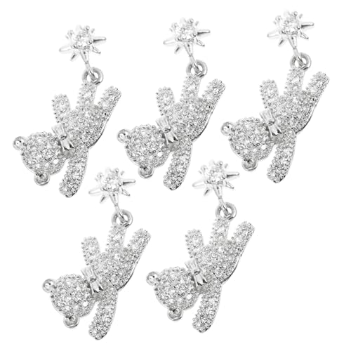 NIYANGLE 5 Stück Nagelkunst Dekorationen Bowknot Nail Art Charms Japanischer Stil Langlebig Glänzende Effekte für Maniküre und Nagelgestaltung NIYANGLE 5 Stück Nagelkunst Dekorationen Bowknot Nail Art Charms Japanischer Stil Langlebig Glänzende Effekte für Maniküre und Nagelgestaltung von NIYANGLE