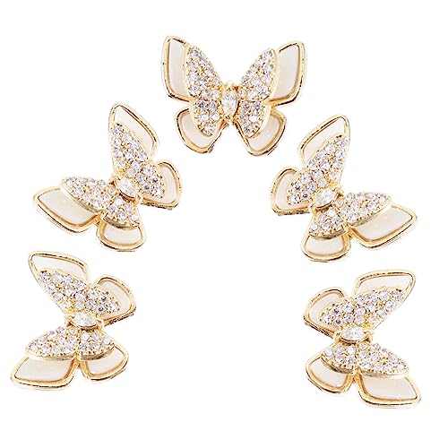 NIYANGLE 5 Stück Teiliges Nagelkunst mit Schmuck und Charms Diy Maniküre Aufkleber für Fingernägel für und Besondere Anlässe NIYANGLE 5 Stück Teiliges Nagelkunst mit Schmuck und Charms Diy Maniküre Aufkleber für Fingernägel für und Besondere Anlässe von NIYANGLE