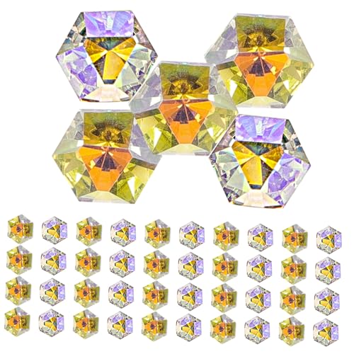 NIYANGLE 50 Stck. Nagel Rhinestones Sechseckige für Nagelkunst Strasssteine für Diy Nail Art für Hochzeiten und Partys Langlebig und Einfach Anzuwenden NIYANGLE 50 Stck. Nagel Rhinestones Sechseckige für Nagelkunst Strasssteine für Diy Nail Art für Hochzeiten und Partys Langlebig und Einfach Anzuwenden von NIYANGLE