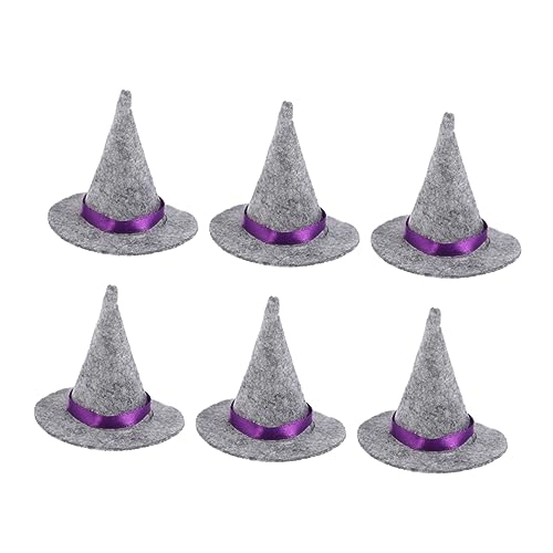 NIYANGLE 6 Stück Hexenhut -Requisiten Halloween kleiner Hexenhut Dekorate Hexenhüte DIY -Handwerk Mädchen Miniatur Mini-Hut basteln bastelset Haarzubehör Weinflasche NIYANGLE 6 Stück Hexenhut -Requisiten Halloween kleiner Hexenhut Dekorate Hexenhüte DIY -Handwerk Mädchen Miniatur Mini-Hut basteln bastelset Haarzubehör Weinflasche von NIYANGLE
