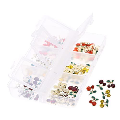 NIYANGLE 60 Stück Strass Nagelkunst Zubehör Strasssteine Für Nägel Damen Kristalle LED Echte Nieten Frucht Nagel Charms Nur Maraschino Süße Kirsch Dekoration Charms Legierung NIYANGLE 60 Stück Strass Nagelkunst Zubehör Strasssteine Für Nägel Damen Kristalle LED Echte Nieten Frucht Nagel Charms Nur Maraschino Süße Kirsch Dekoration Charms Legierung von NIYANGLE