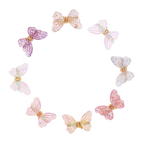 NIYANGLE 8Stücke Schmetterlinge Nagelcharms Nageldekorationen Für Maniküre Glänzende Designs Für DIY Nagelkunst Farbenfrohe Accessoires Für Stilvolle Nägel NIYANGLE 8Stücke Schmetterlinge Nagelcharms Nageldekorationen Für Maniküre Glänzende Designs Für DIY Nagelkunst Farbenfrohe Accessoires Für Stilvolle Nägel von NIYANGLE