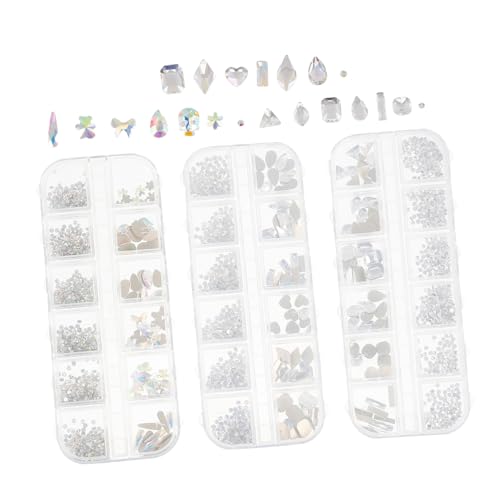 NIYANGLE Boxen Flatback Edelsteine Fächer Strasssteine DIY Charms für Nageldesigns Vielseitig Einsetzbar für Nägel Bastelprojekte und Dekorationen NIYANGLE Boxen Flatback Edelsteine Fächer Strasssteine DIY Charms für Nageldesigns Vielseitig Einsetzbar für Nägel Bastelprojekte und Dekorationen von NIYANGLE