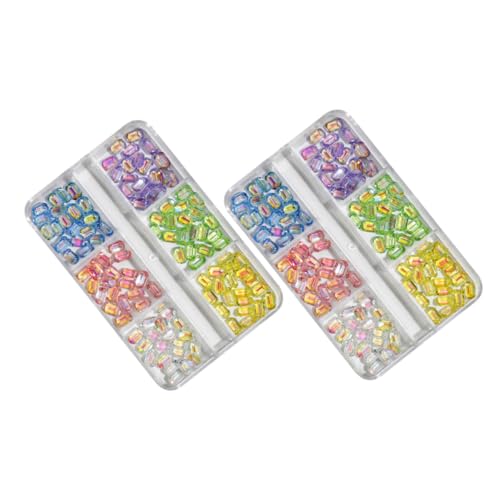 NIYANGLE Boxen Nail Art Maniküre Zubehör für DIY Harz Handwerk mit Bunten Flachen Nagelverzierungen und Designs NIYANGLE Boxen Nail Art Maniküre Zubehör für DIY Harz Handwerk mit Bunten Flachen Nagelverzierungen und Designs von NIYANGLE