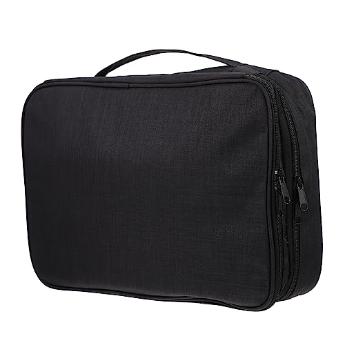 NIYANGLE Dokumenten Organizer Bag mit Doppelreißverschluss Große Aufbewahrungstasche für Dateien Vielseitig Einsetzbar im Büro Zuhause und Reisen Langlebig von NIYANGLE