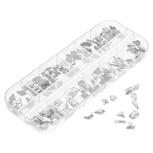 NIYANGLE Flatback Nageldiamanten Nagelstrasssteine Verschiedenen für Maniküre für Nail Art Dekoration und DIY Projekte Vielseitig Einsetzbar von NIYANGLE