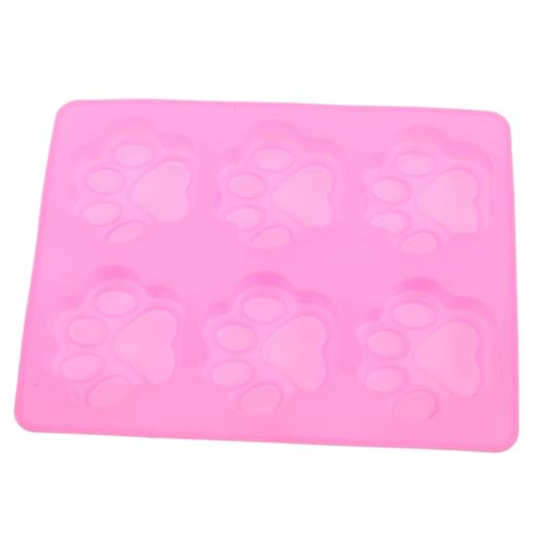 NIYANGLE Flexible Lebensmittelechte Silikonform mit Katzpfoten Hohlräumen Antihaftbeschichtet Vielseitig für DIY Seifen Kerzen Schokolade Eiswürfel und Haustierleckerlis Einfach zu Reinigen von NIYANGLE