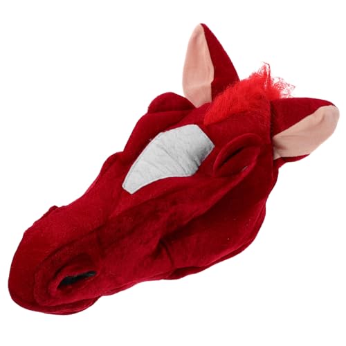 NIYANGLE Horse Head Mask Realistisches Partyzubehör Atmungsaktives Cosplay Kostüm Pferdekopf für Neujahrsfeiern Bühnenauftritte und Verkleidungen NIYANGLE Horse Head Mask Realistisches Partyzubehör Atmungsaktives Cosplay Kostüm Pferdekopf für Neujahrsfeiern Bühnenauftritte und Verkleidungen von NIYANGLE