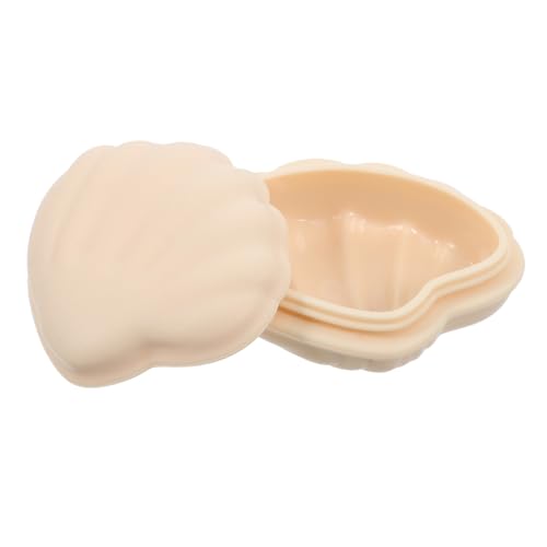NIYANGLE Kasten Shell-Aufbewahrungsbox Hülse Schale Schmuckkästchen Shell-Schmuckhalter Muschel Fall Hochzeit Bankett-Party-Fälle Schmuckorganisatoren Silikon in Lebensmittelqualität Beige NIYANGLE Kasten Shell-Aufbewahrungsbox Hülse Schale Schmuckkästchen Shell-Schmuckhalter Muschel Fall Hochzeit Bankett-Party-Fälle Schmuckorganisatoren Silikon in Lebensmittelqualität Beige von NIYANGLE