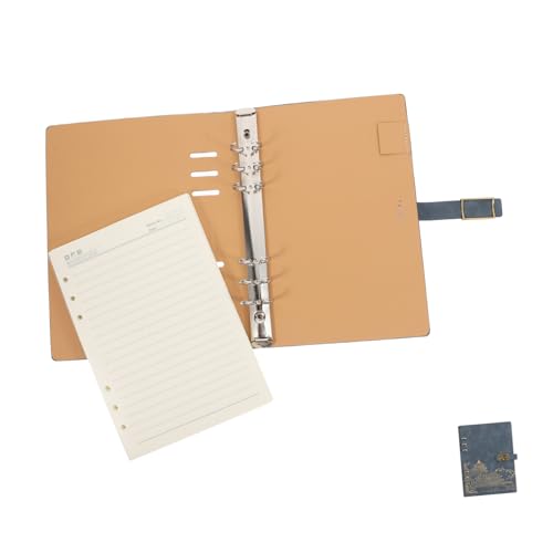 NIYANGLE Loseblattnotiz Notizbuch Schulbedarf Notizbilder Notizbücher Für Die Arbeit Studentenzeitschrift Reisejournal Büro Leerer Notizblock Arbeitshefte Papier Sky-blue von NIYANGLE