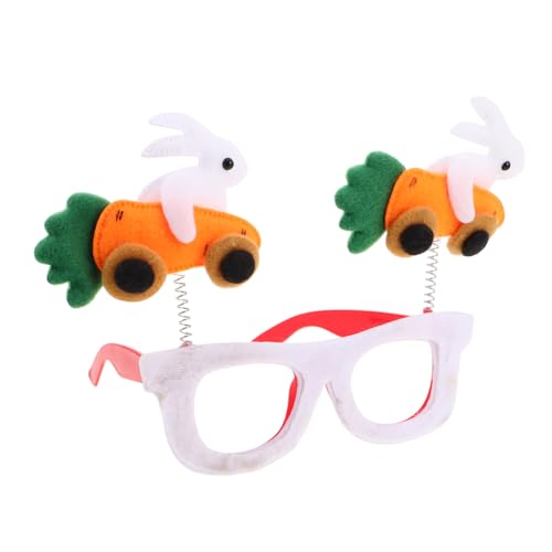 NIYANGLE Osterparty Brille Für Erwachsene Lustige Karotten Und Hasenbrille Als Foto-requisiten Und Festtagsdekoration Für Unvergessliche Erinnerungen von NIYANGLE