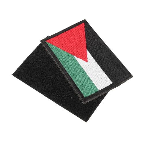 NIYANGLE Palästina Flaggen Badge Patch mit Besticktes Armband Zubehör Vielseitiger Aufnäher für Rucksäcke und Kleidung Patriotisches Stickapplikation Einfach Anzubringen NIYANGLE Palästina Flaggen Badge Patch mit Besticktes Armband Zubehör Vielseitiger Aufnäher für Rucksäcke und Kleidung Patriotisches Stickapplikation Einfach Anzubringen von NIYANGLE