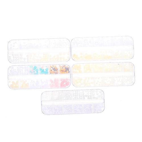 NIYANGLE Perlen Nagelkunst Dekorationsset Maniküre Accessoires Für DIY Nail Art Designs Für Feste Und Besondere Anlässe NIYANGLE Perlen Nagelkunst Dekorationsset Maniküre Accessoires Für DIY Nail Art Designs Für Feste Und Besondere Anlässe von NIYANGLE