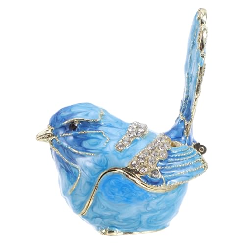 NIYANGLE Vogelschmuckschachtel Ornamente Strass-schmuck-organizer Sammler -figurenfall Vogel-schmuckständer Vogelfiguren Dekorative Schmuckschatulle Metall Emaillierte Verzierung Legierung NIYANGLE Vogelschmuckschachtel Ornamente Strass-schmuck-organizer Sammler -figurenfall Vogel-schmuckständer Vogelfiguren Dekorative Schmuckschatulle Metall Emaillierte Verzierung Legierung von NIYANGLE