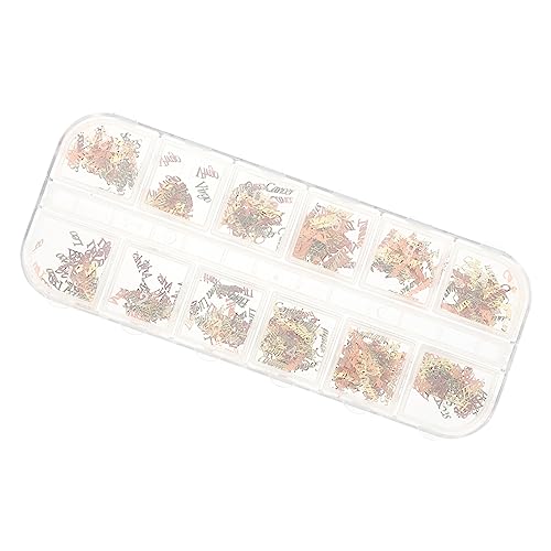NIYANGLE Zodiac Nail Charms Konstellationen Nagelschmuck Für Nagelkunst Für DIY Maniküren Für Glänzende Effekte Einfach Anzuwenden von NIYANGLE