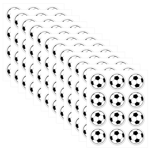 120 Stück Aufkleber, Fußball, Vinyl, Fußball-Aufkleber, für Scrapbooking, Sport-Aufkleber, für Fußballliebhaber, Dekoration für Fußball-Partys, 120 Stück von NIYATA