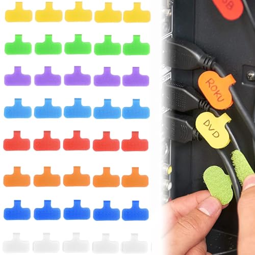 40 Stück Nylon Kabelbeschriftung Beschreibbar, Kabeletiketten Zum Beschriften, Kabelkennzeichnung, Kabelmarkierer, Kabel Beschriften, Kabelbeschriftung Selbstklebend 40 Stück Nylon Kabelbeschriftung Beschreibbar, Kabeletiketten Zum Beschriften, Kabelkennzeichnung, Kabelmarkierer, Kabel Beschriften, Kabelbeschriftung Selbstklebend von NIYATA