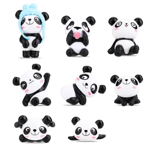 Niyata 8 Stück Panda Figuren Set, Panda Dekoration, Panda Figuren Klein, Panda Figuren Torte Deko, Geeignet für Kuchendekoration, Autodekoration, Heimdekoration, Partydekoration Niyata 8 Stück Panda Figuren Set, Panda Dekoration, Panda Figuren Klein, Panda Figuren Torte Deko, Geeignet für Kuchendekoration, Autodekoration, Heimdekoration, Partydekoration von NIYATA